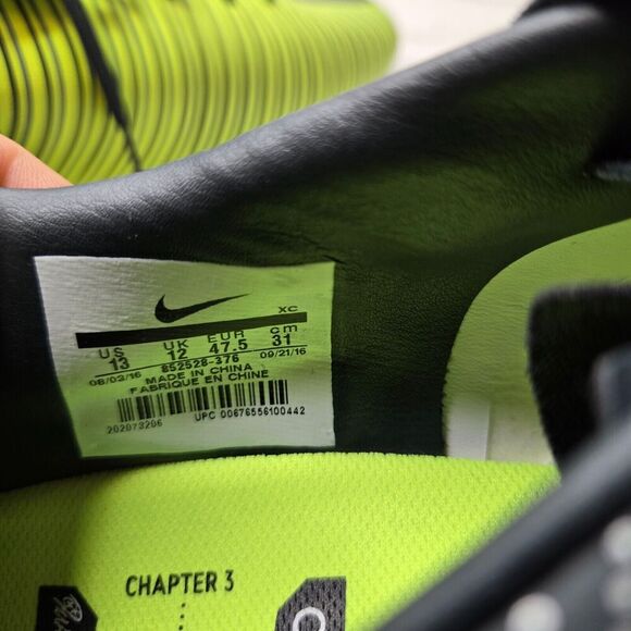 Nike Mercurial Victory VI CR7 FG Soccer Black/Green 852528-376 Men's Cleats 13 - Picture 7 of 7